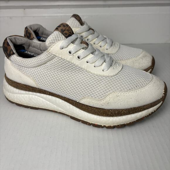 OTBT Shoes - OTBT Flash Platform Sneaker Women's Size 8.5 Style 10137 white and leopard